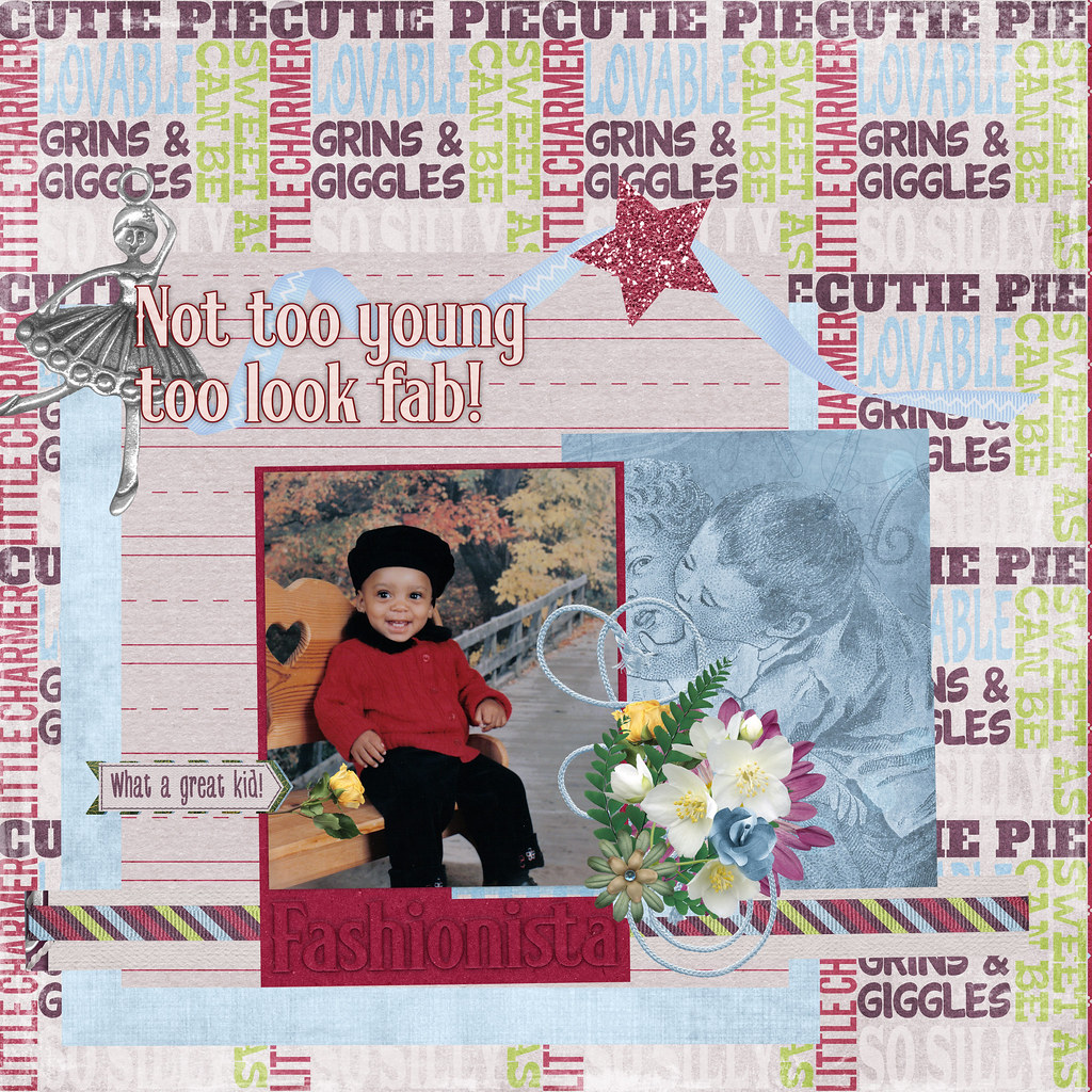 scrapbook stránka kluk